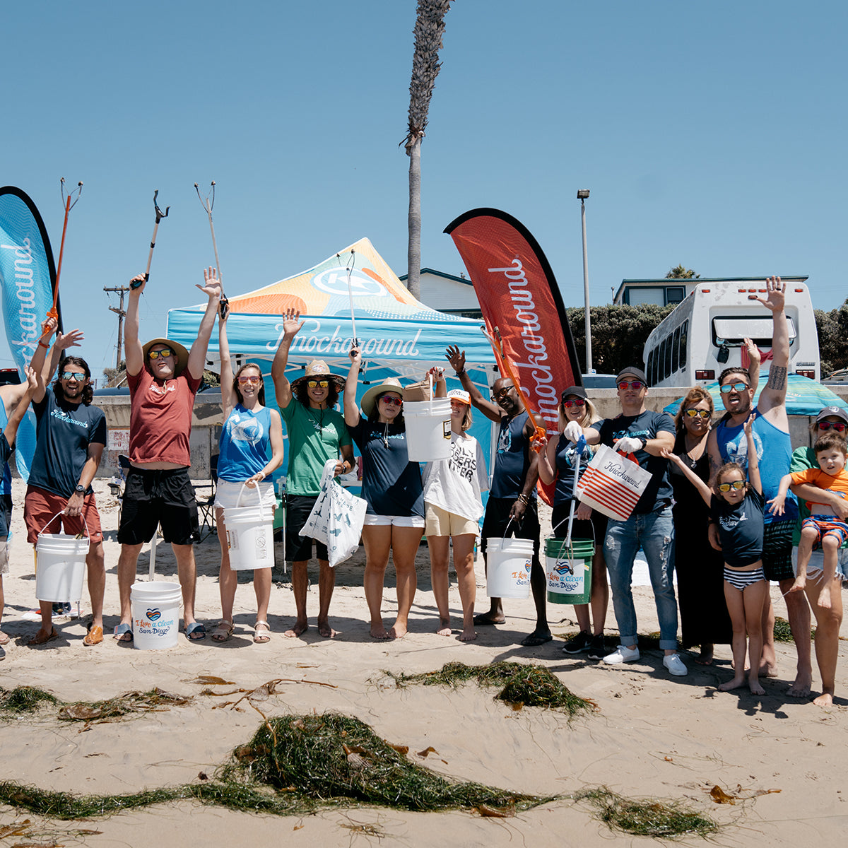 Knockaround Beach Clean-Up for World Ocean Month
