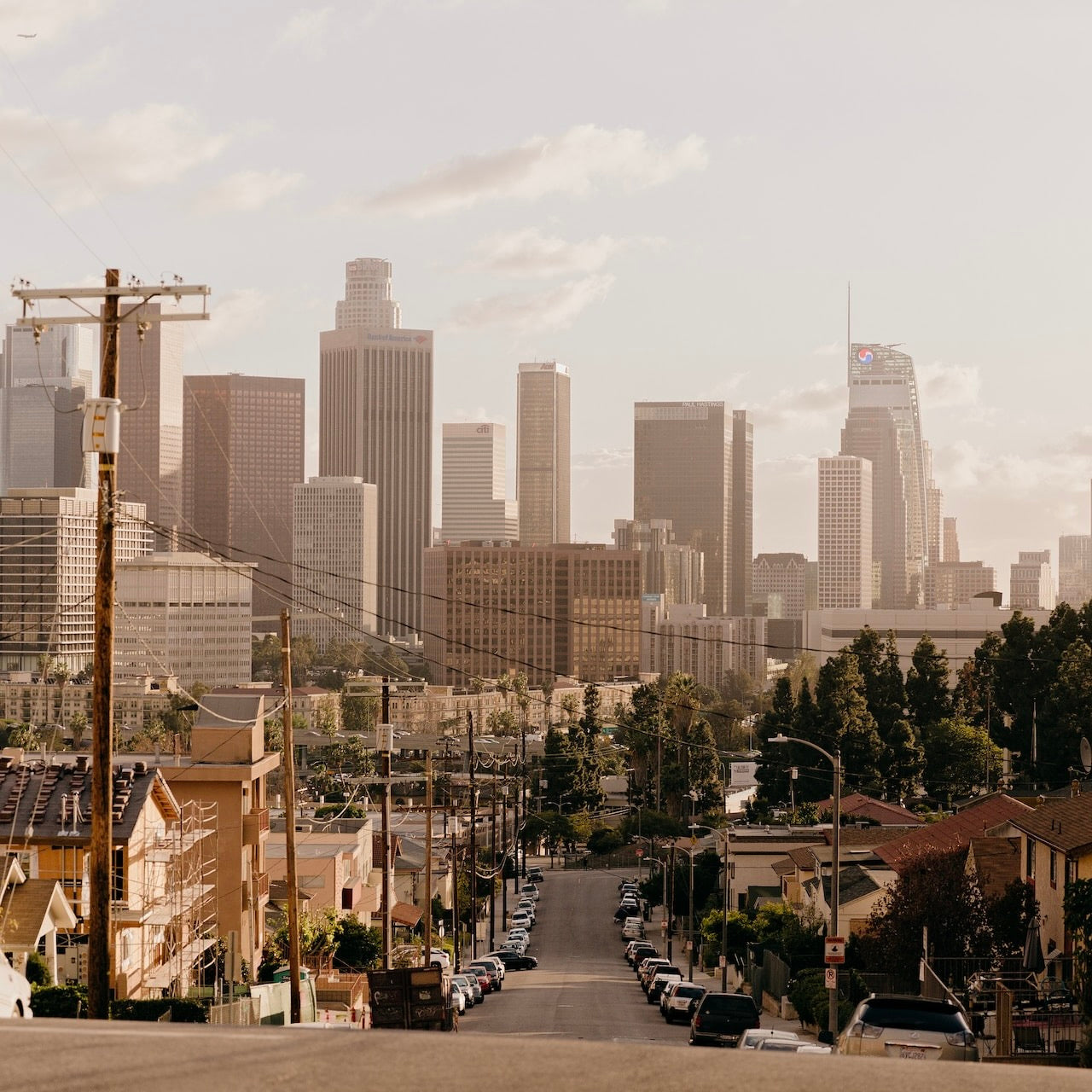 View of Downtown Los Angeles