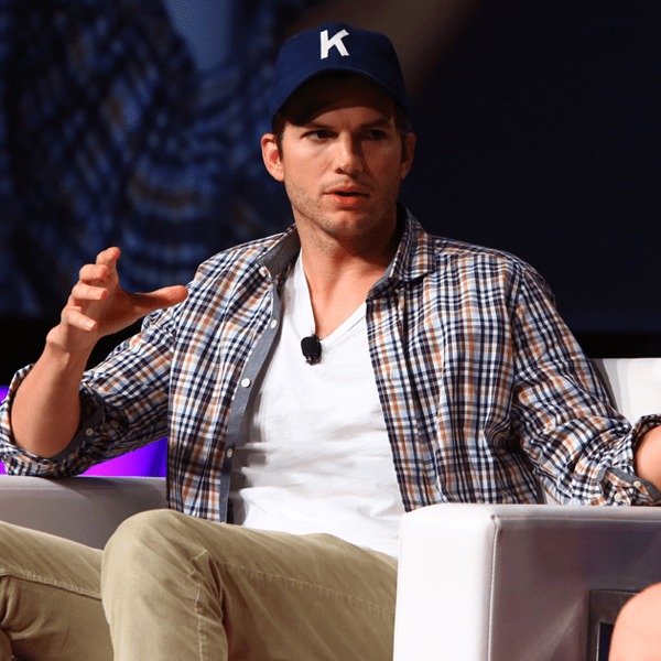Ashton Kutcher Wearing Knockaround Sunglasses
