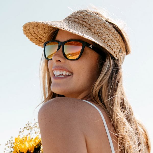 Women wearing Black / Rose Gold Classics Sunglasses