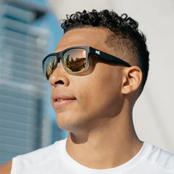 Man wearing Torrey Pines Sport Sunglasses