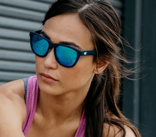 Women wearing Fast Lanes Matte Black / Moonshine Sunglasses