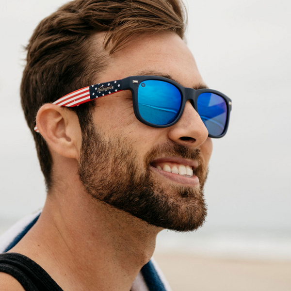 Men wearing Star Spangled Fort Knocks Sunglasses