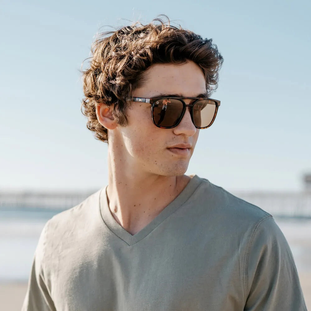 Men wearing Glossy Tortoise Shell / Amber Brightsides Sunglasses