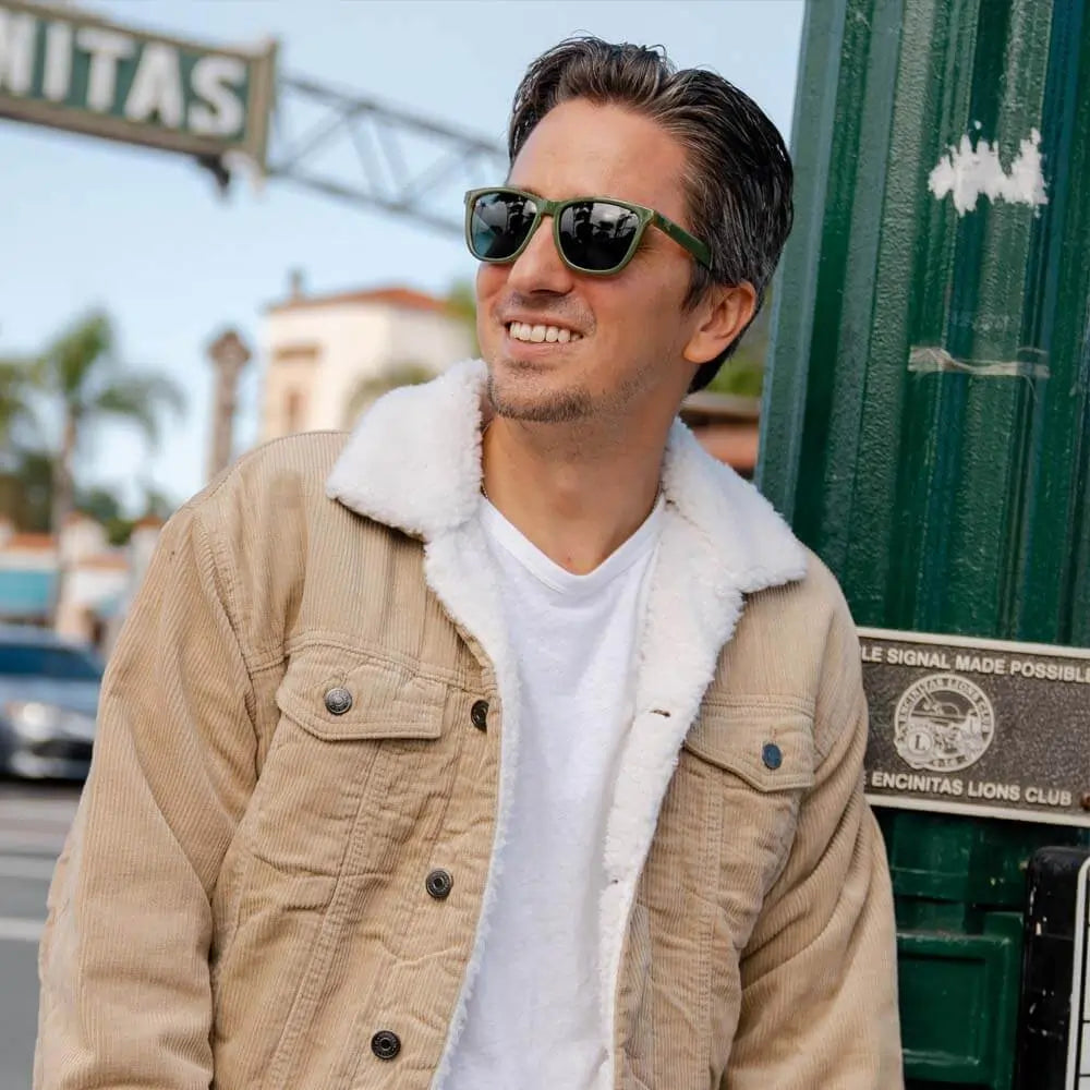 Men wearing Coyote Calls Classics Sunglasses