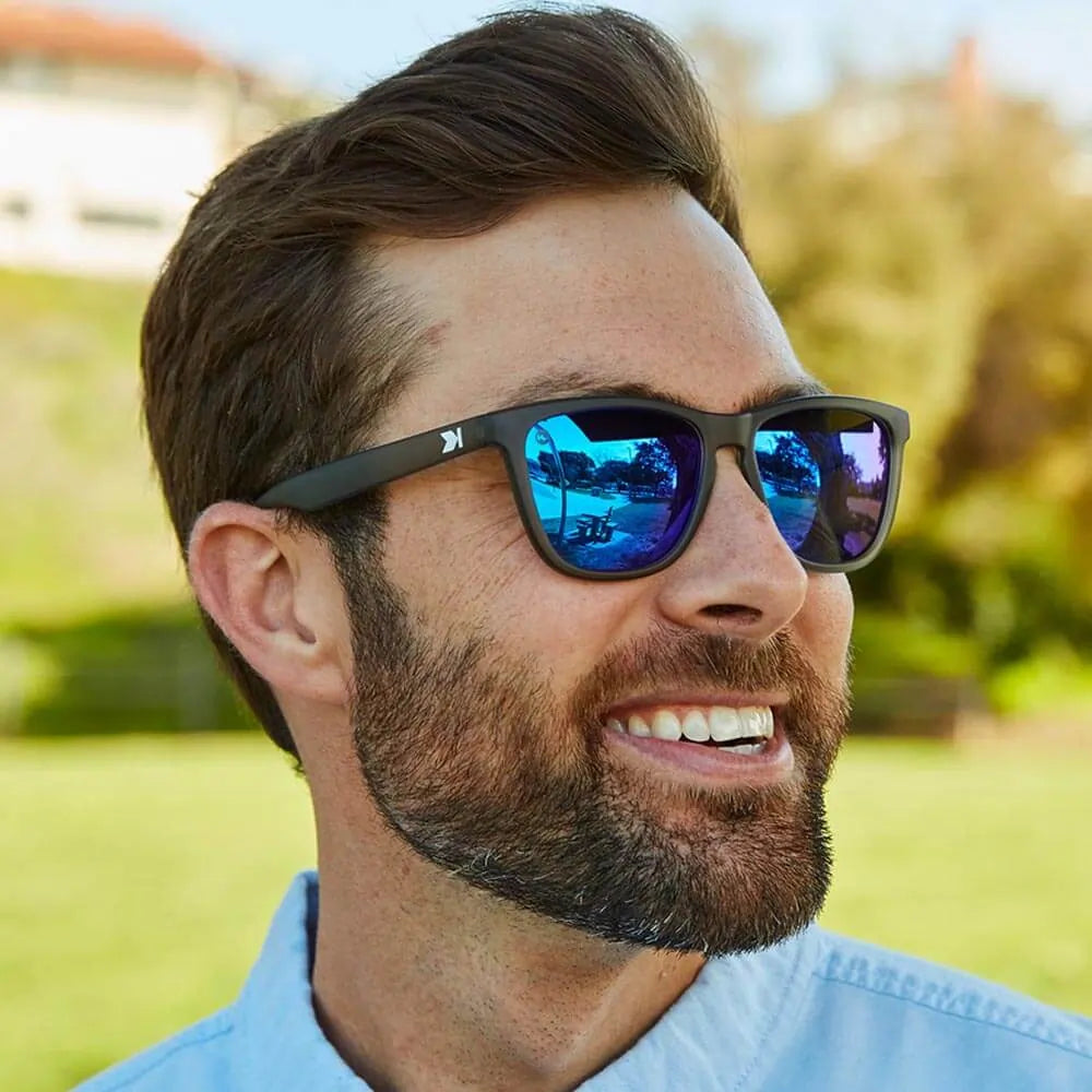 Men wearing Frosted Grey / Moonshine Classics Sunglasses