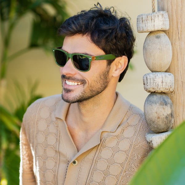 Men wearing Coyote Calls Fort Knocks Prescription Sunglasses