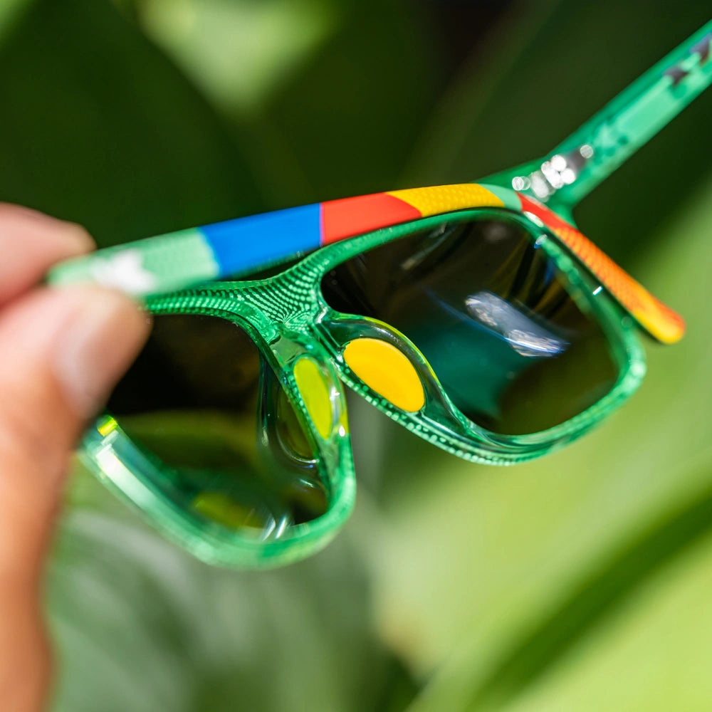 Close up Lifestyle photo of 20th Anniversary Fast Lanes Sport Sunglasses