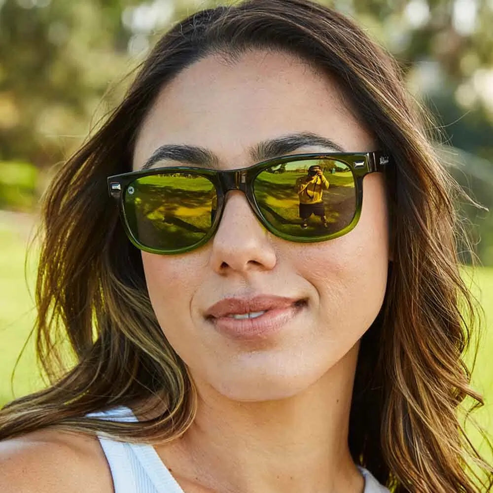 Women wearing Creek Bed Fort Knocks Sunglasses