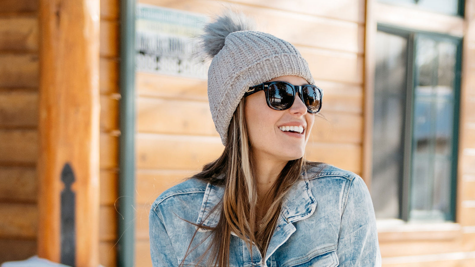 Women wearing Glossy Tortoise Shell / Amber Fort Knocks Sunglasses
