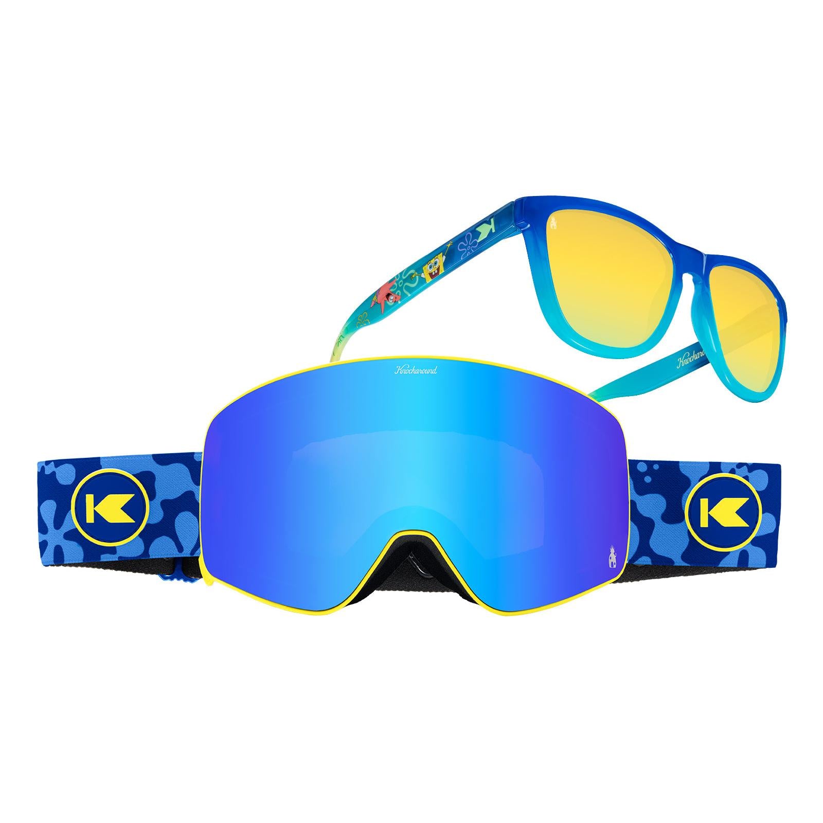 Spongebob SquarePants Premiums Sunglasses and Slingshots Snow Goggles Bundle, Main