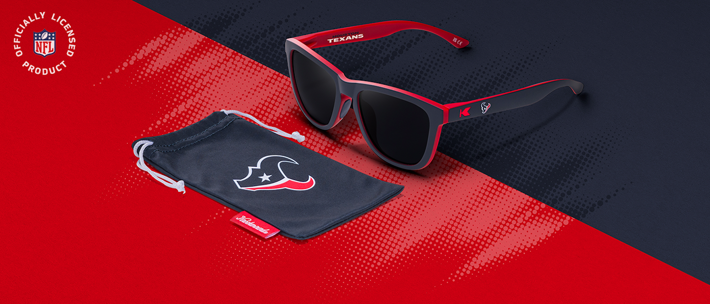 Knockaround and Houston Texans Premiums Sport Sunglasses Desktop Banner
