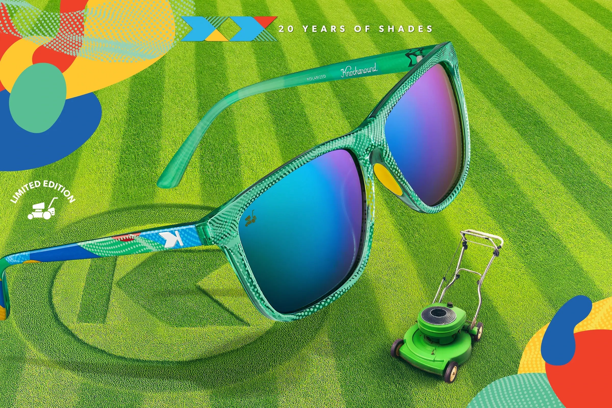 20th Anniversary Fast Lanes Sport Sunglasses, Blurb