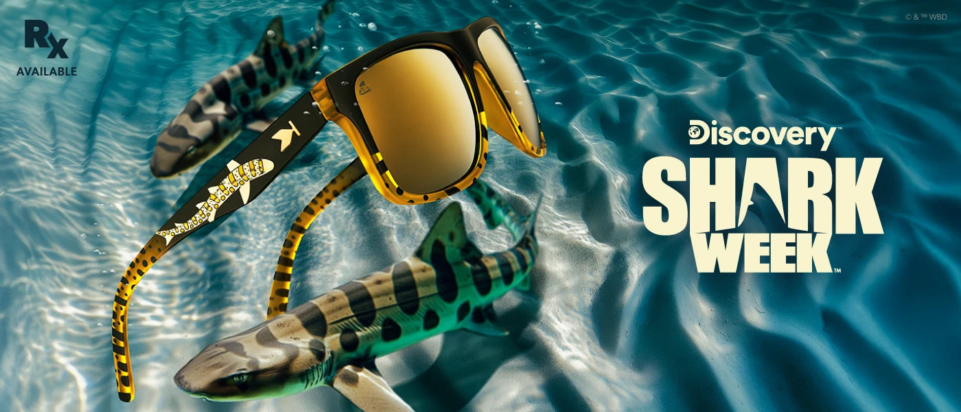 Shark Week 2025 Torrey Pines Sunglasses. Discovery Shark Week™, Rx Available