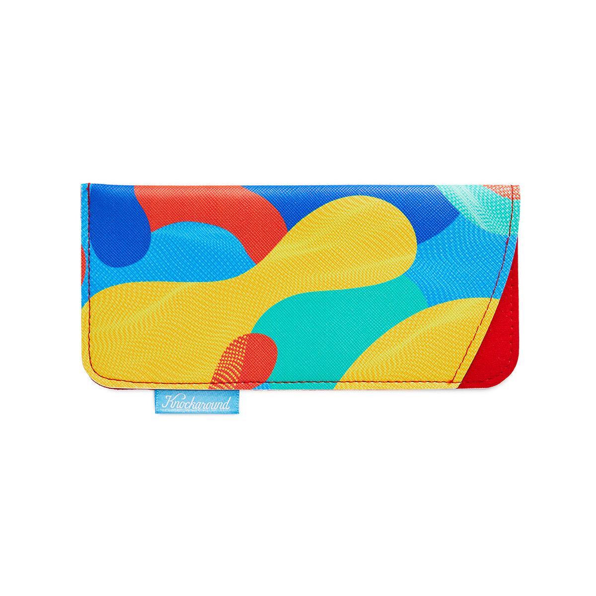 Knockaround Sunglasses Colorful Camo Sleeve, Front