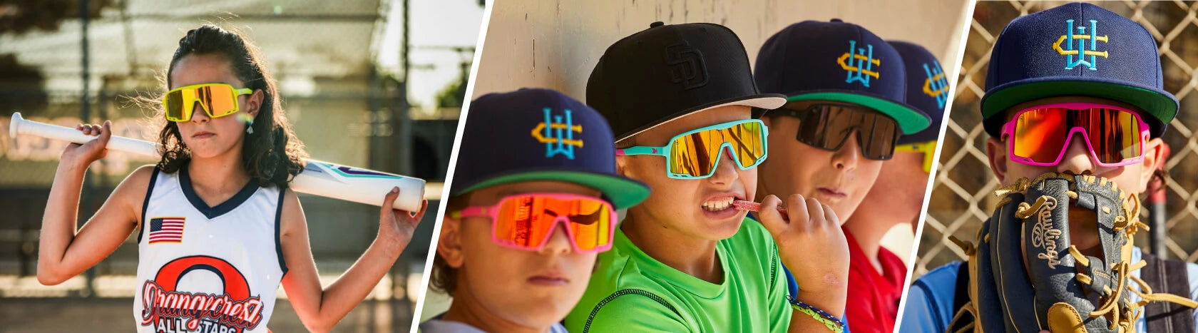 Kids wearing Kids Campeones Sunglasses