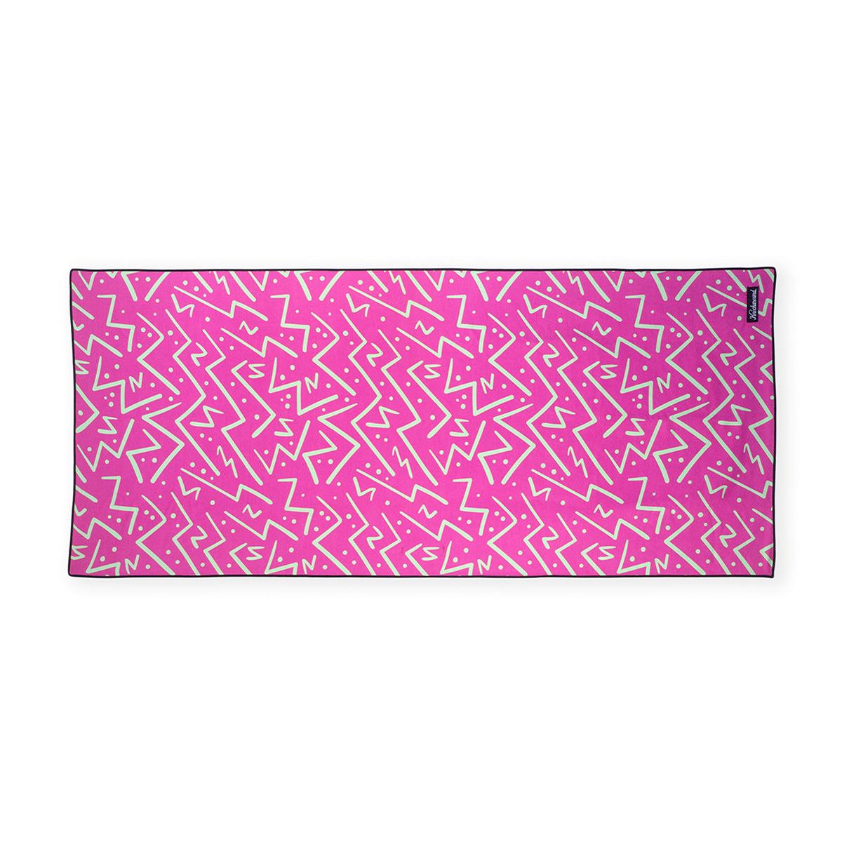 Knockaround Pink Zigs Beach Towel, Full