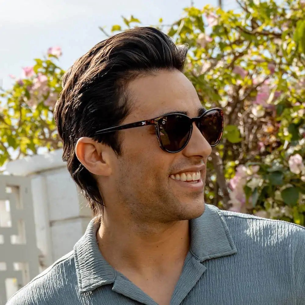 Men wearing Glossy Tortoise Shell / Amber Mai Tais Sunglasses