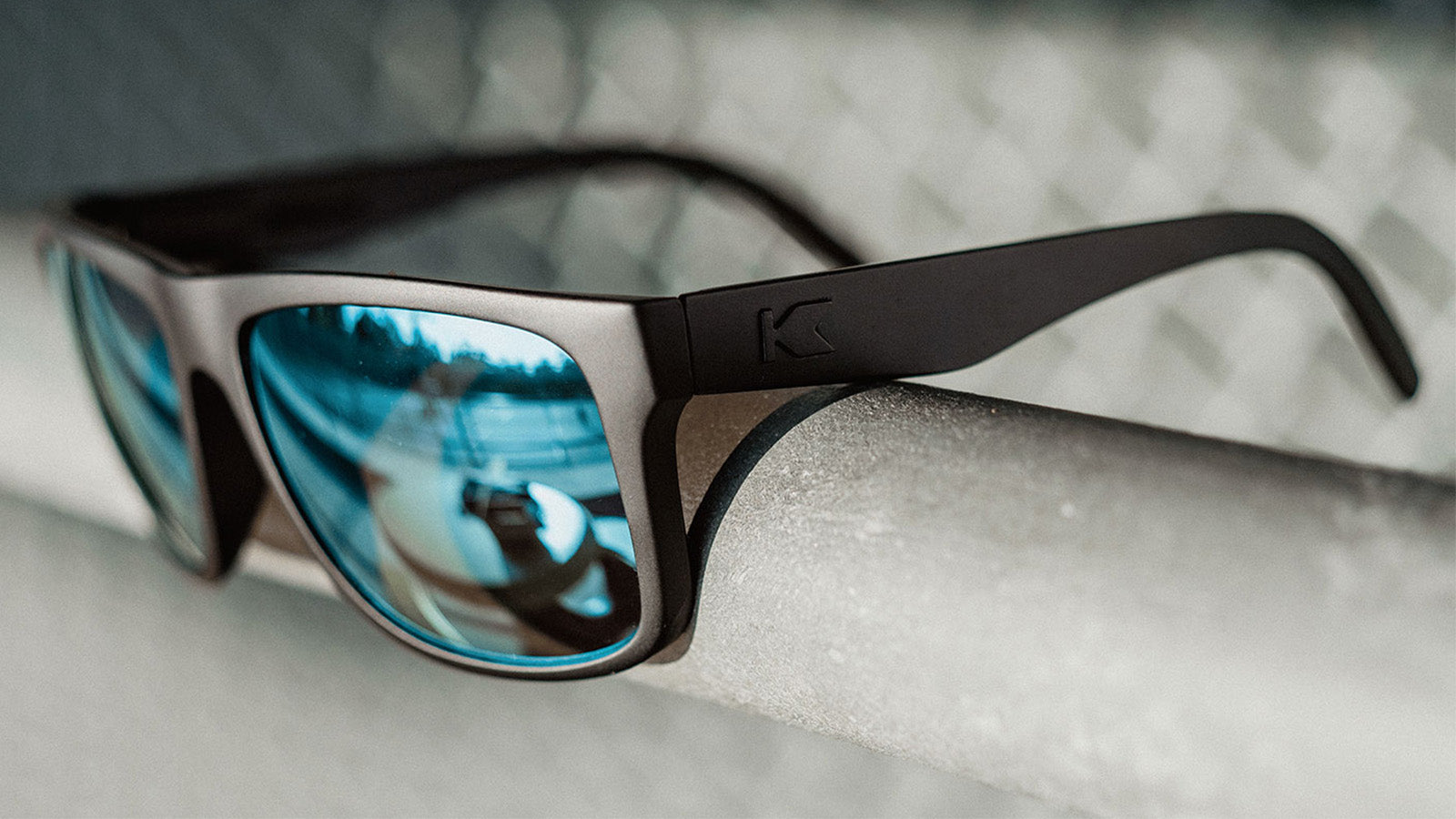 Matte Black on Black / Sky Blue Torrey Pines