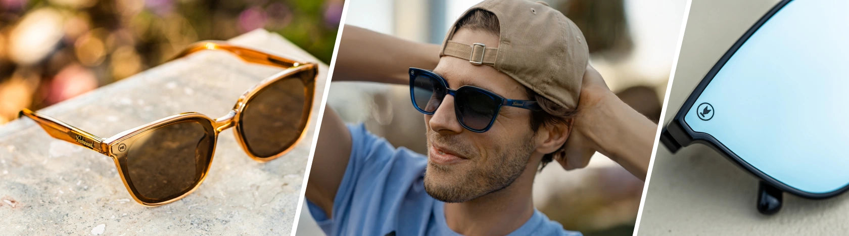 Mens Cloud Catchers. Rio Cloud Catchers and Night Swim Cloud Catchers Sunglasses, Men wearing Eclipse Cloud Catchers Sunglasses