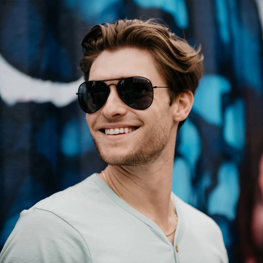 Men wearing Black / Smoke Mile Highs Sunglasses