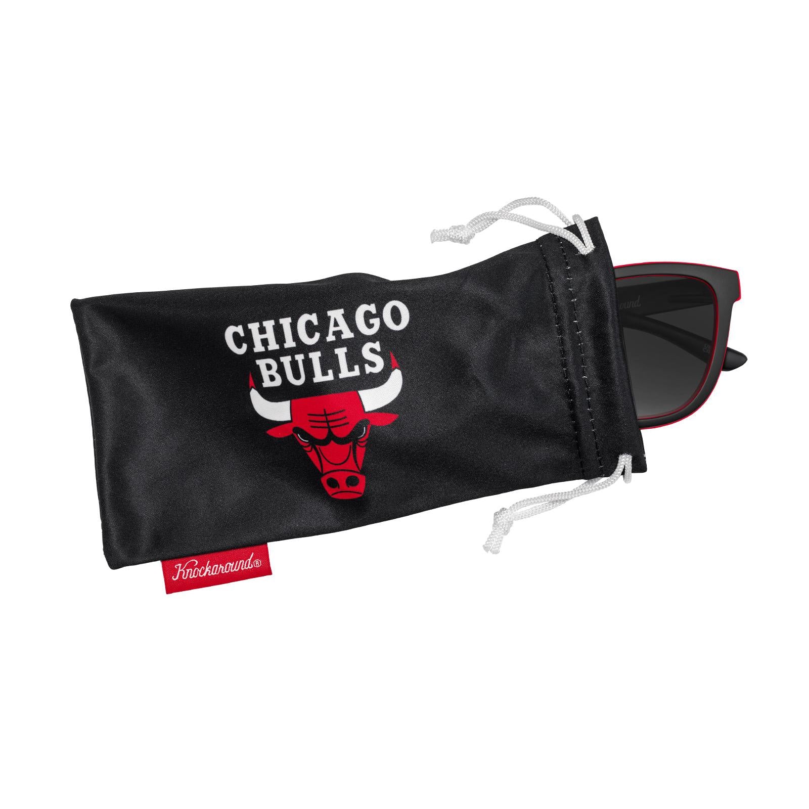 Knockaround and Chicago Bulls Sunglasses, Pouch