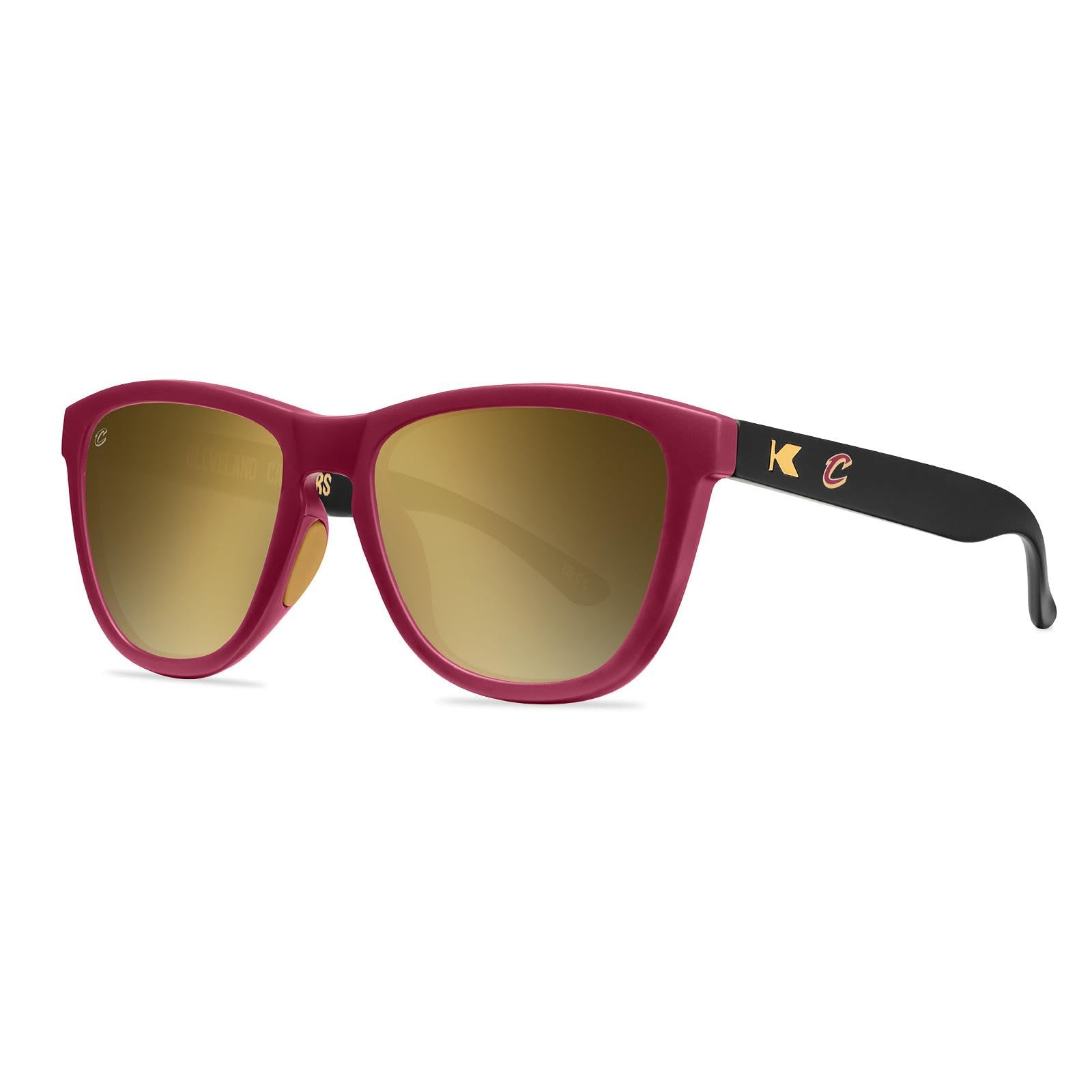 Knockaround and Cleveland Cavaliers Sunglasses, Threequarters