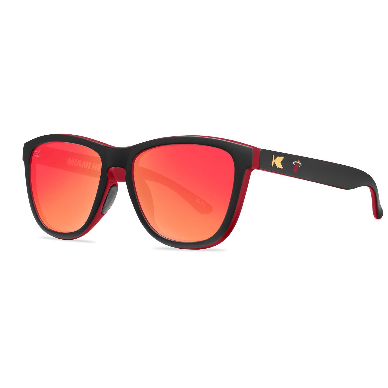Knockaround and Miami Heat Sunglasses, Threequarter