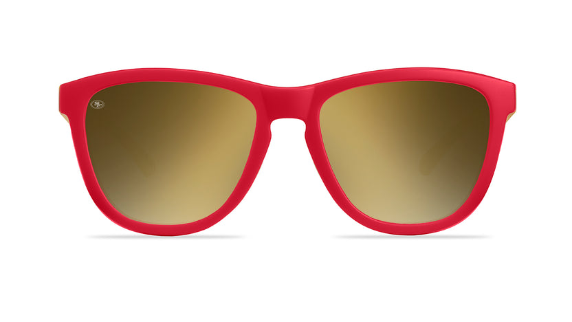 Knockaround and San Francisco 49ers Premiums Sport Sunglasses, Front