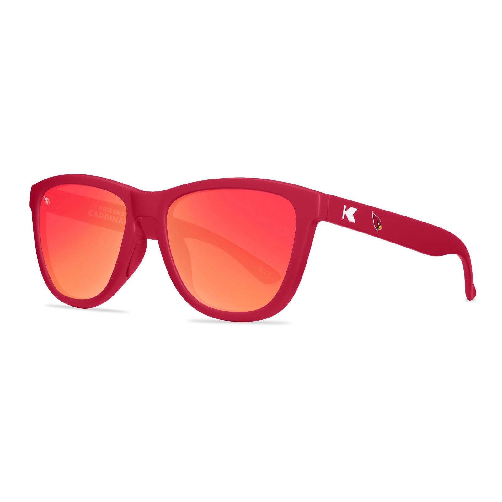 Knockaround and Arizona Cardinals Premiums Sport Sunglasses , Threequarter