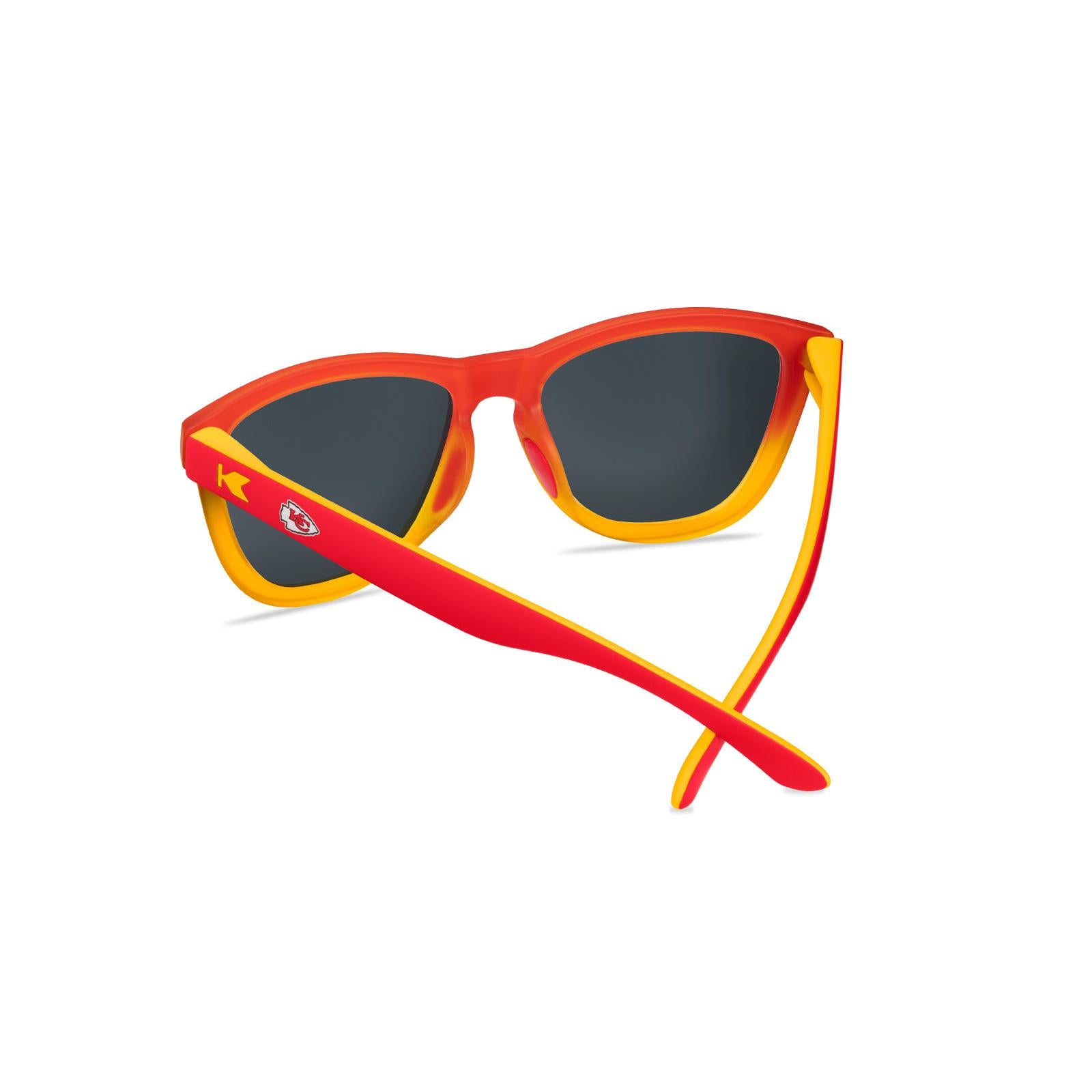 Knockaound and Kansas City Chiefs Premiums Sport Sunglasses,  Back