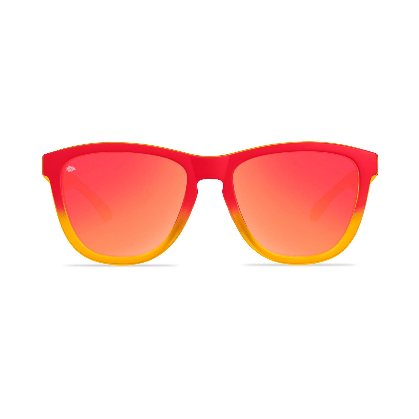 Knockaound and Kansas City Chiefs Premiums Sport Sunglasses,  Front