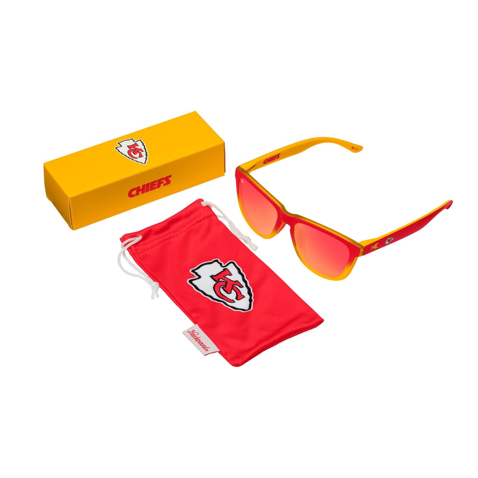 Knockaound and Kansas City Chiefs Premiums Sport Sunglasses,  Set