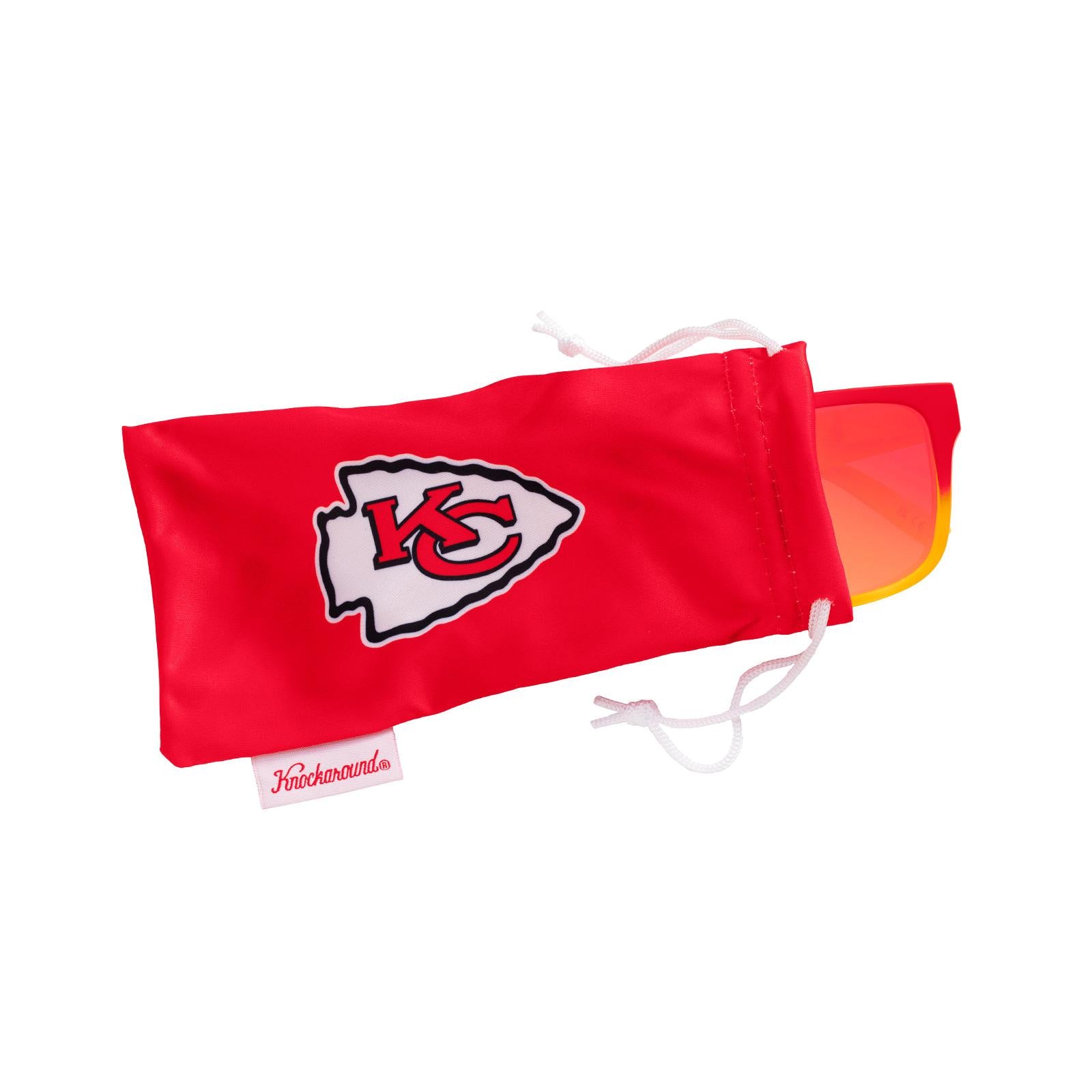 Knockaround and Kansas City Chiefs Torrey Pines Sport Sunglasses,  Pouch