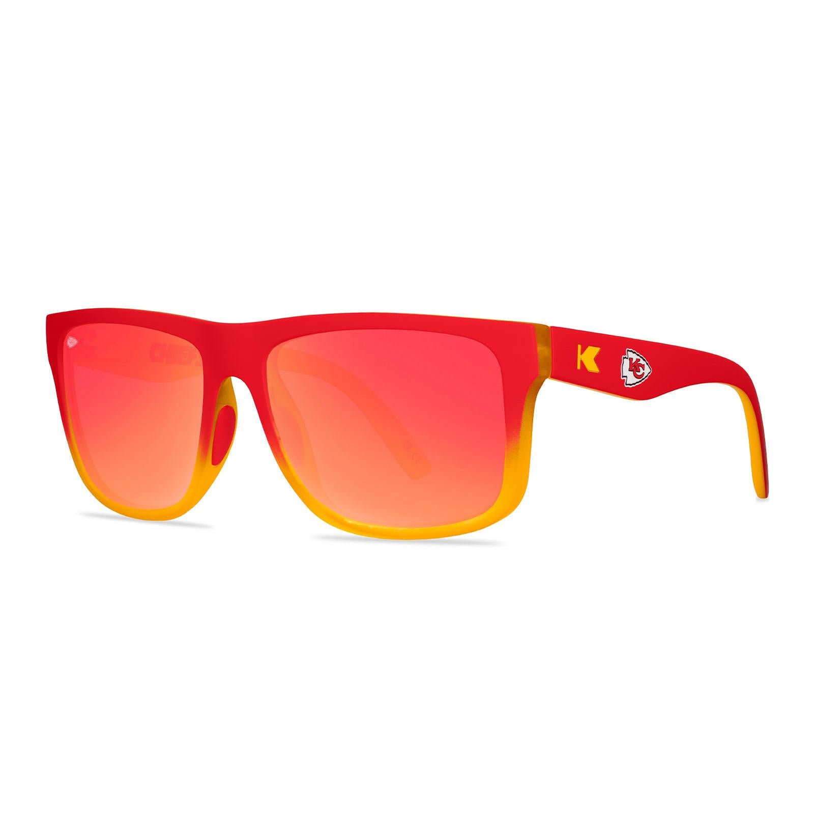 Knockaround and Kansas City Chiefs Torrey Pines Sport Sunglasses,  Threequarter