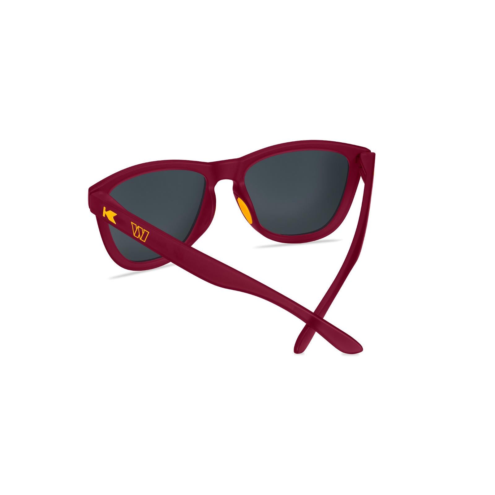 Knockaround and Washington Commanders Premiums Sport Sunglasses, Back