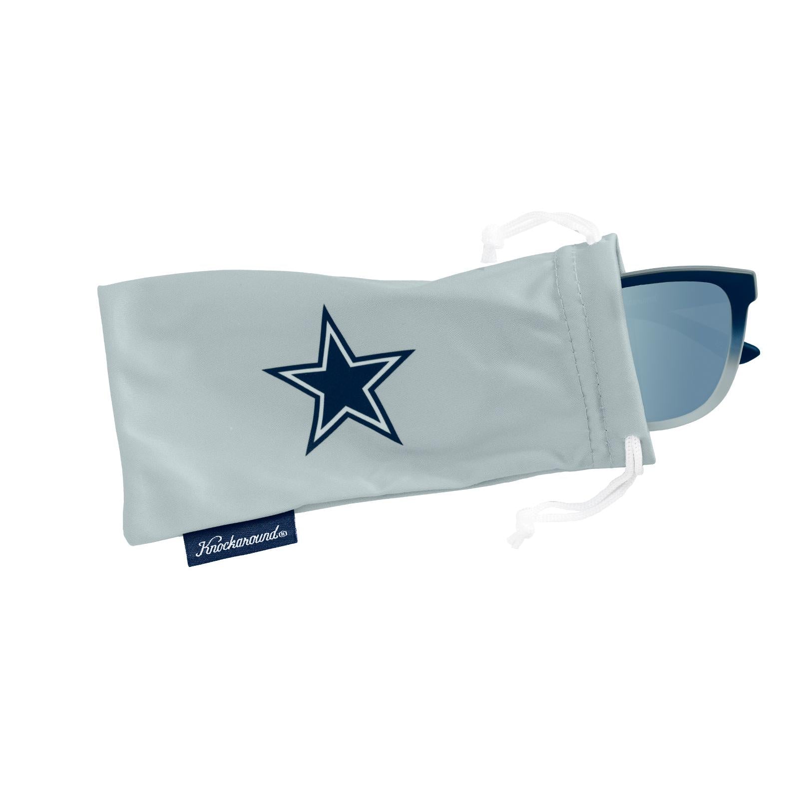 Knockaround and Dallas Cowboys Premiums Sport Sunglasses,  Pouch