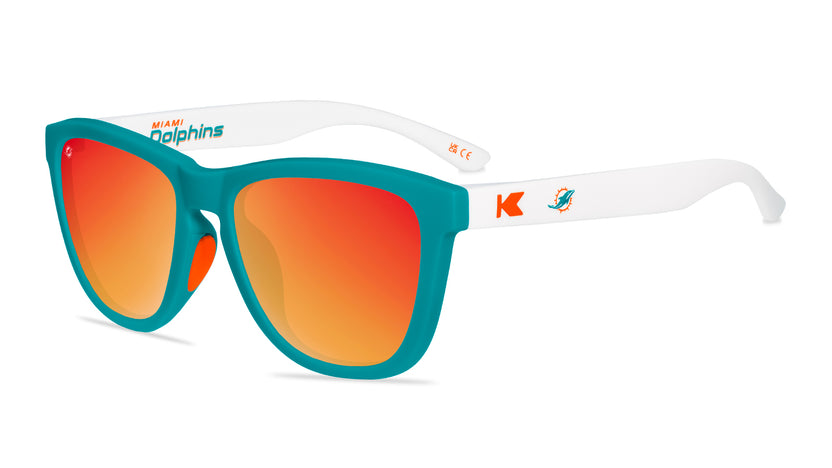 Knockaround and Miami Dolphins Premiums Sport Sunglasses,  Flyover