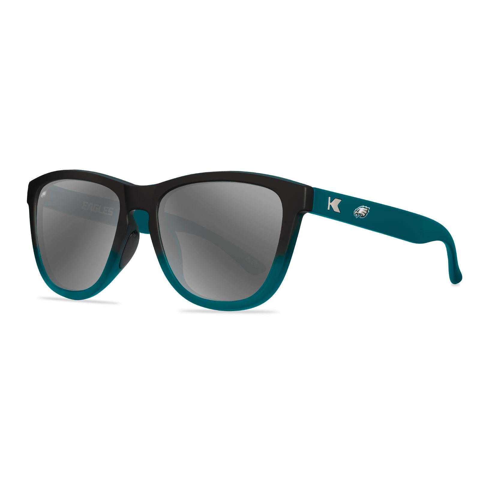 Knockaround and Philadelphia Eagles Premiums Sport Sunglasses, Threequarter