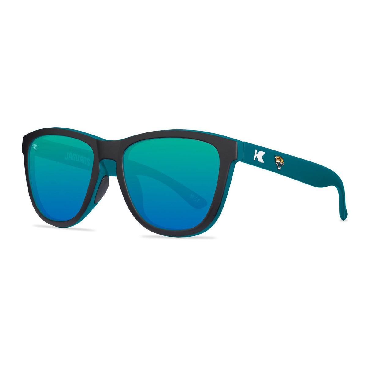 Jacksonville Jaguars Sunglasses Dynasty 2.0 Black Teal Tips main image 1