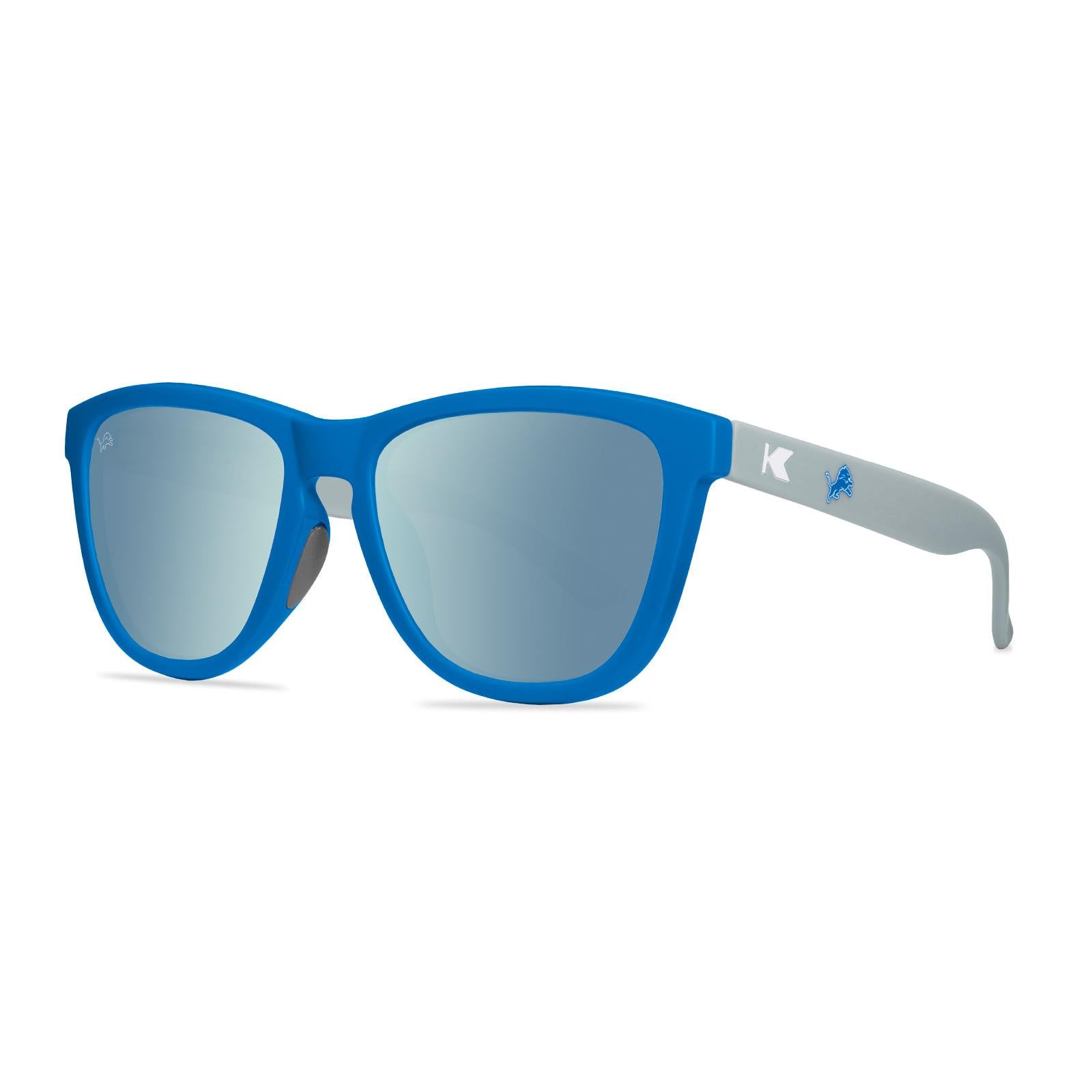 Knockaround and Detroit Lions Premiums Sport Sunglasses, Threequarter