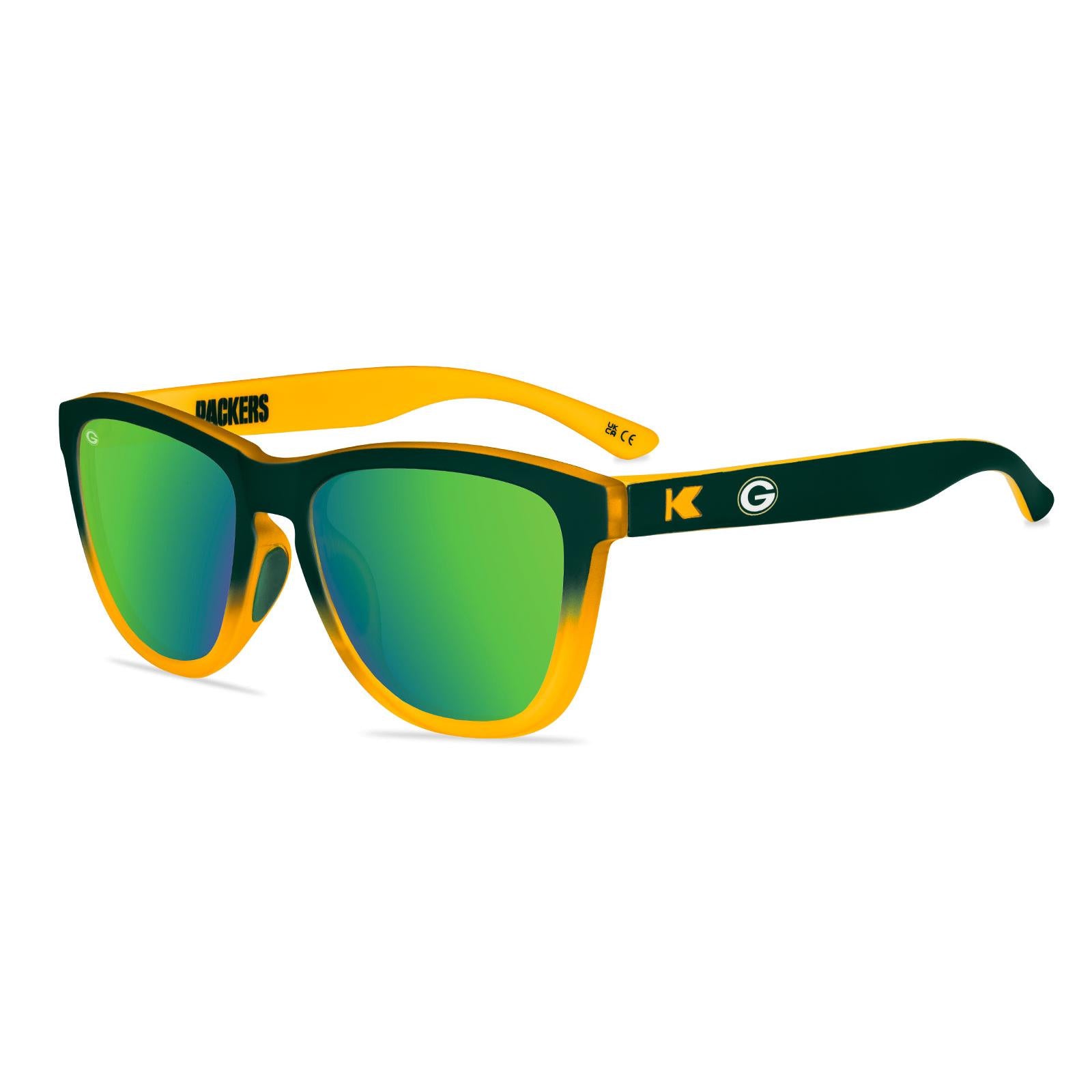 Knockaround and Green Bay Packers Premiums Sport Sunglasses,  Flyover