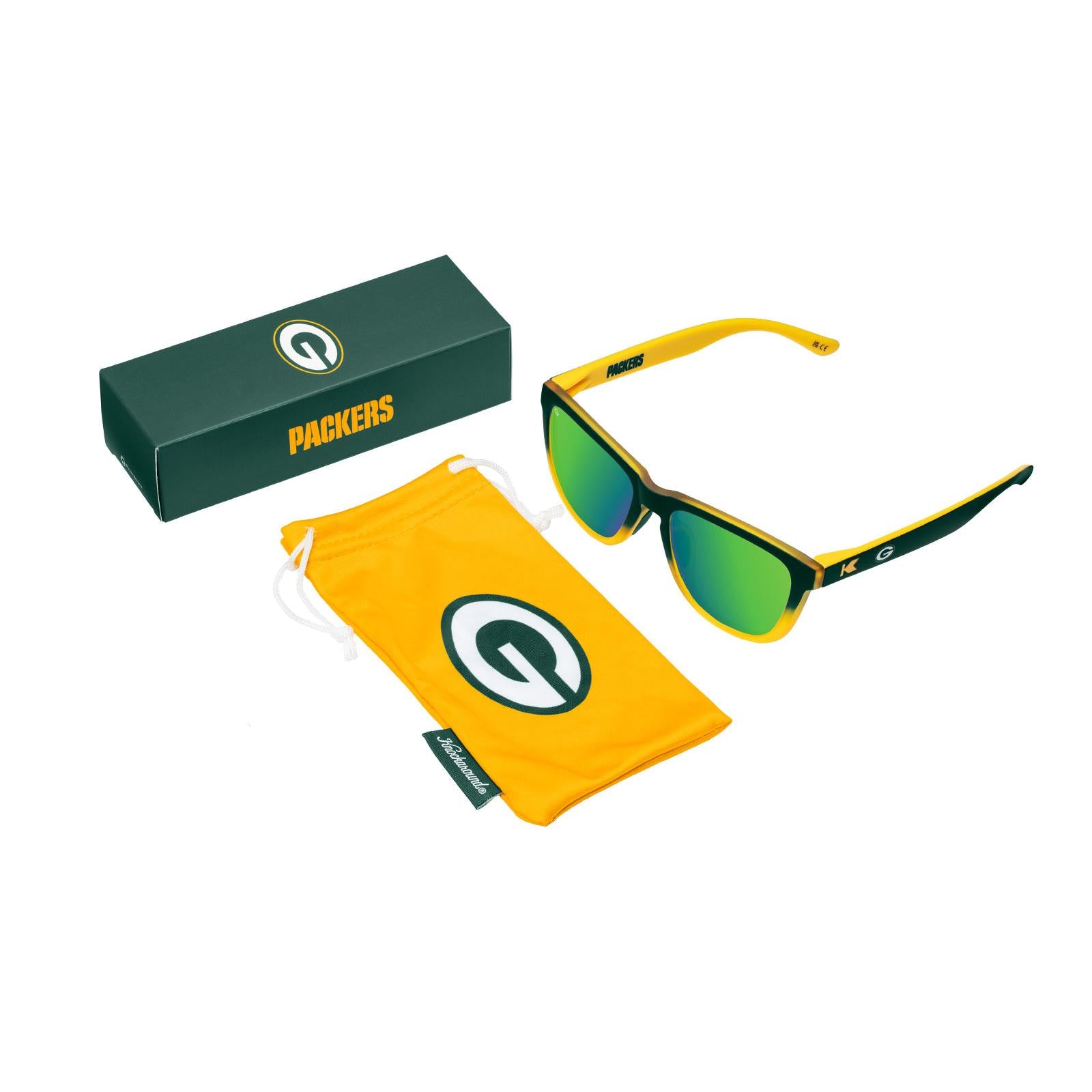 Knockaround and Green Bay Packers Premiums Sport Sunglasses,  Set