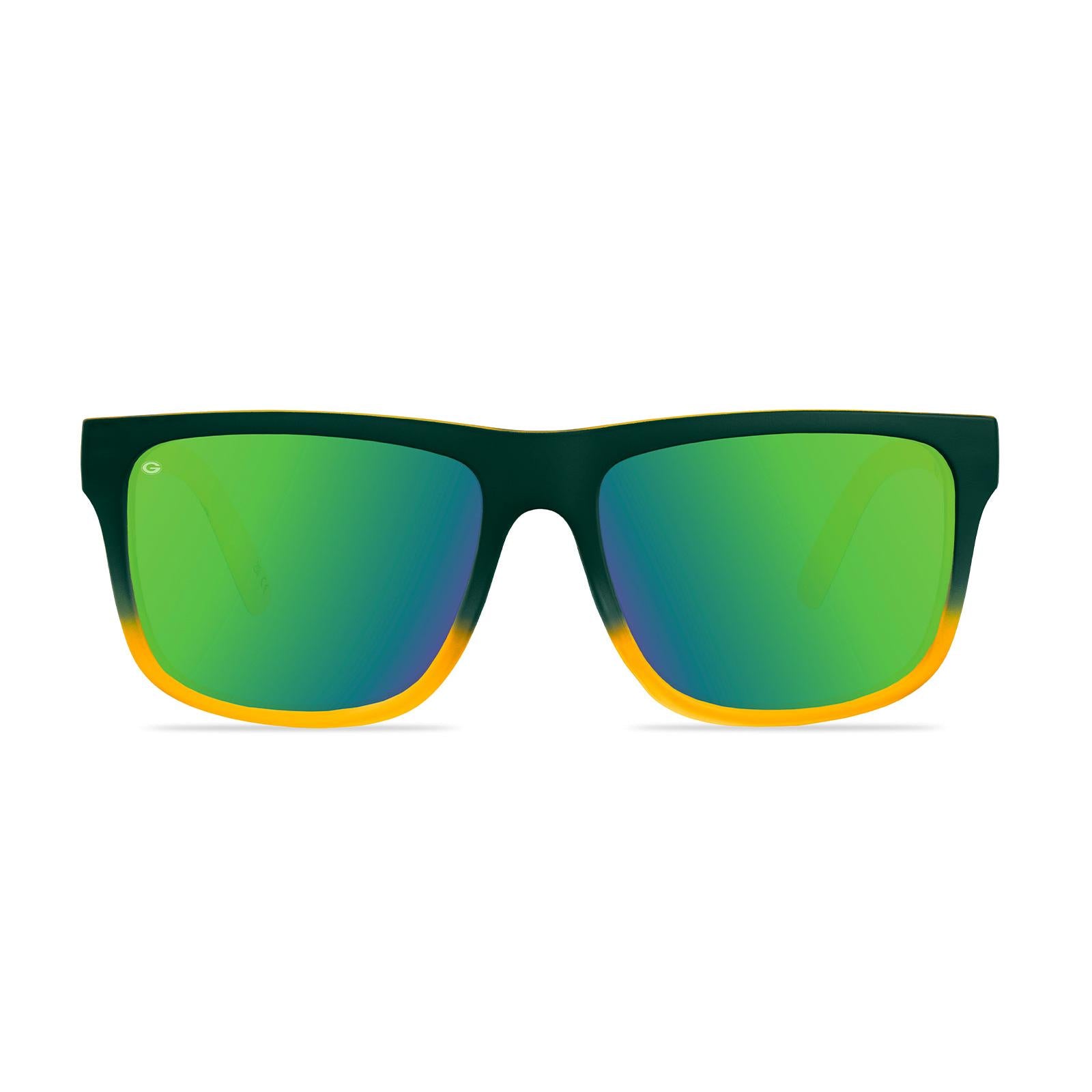Knockaround and Green Bay Packers Torrey Pines Sport Sunglasses,  Front