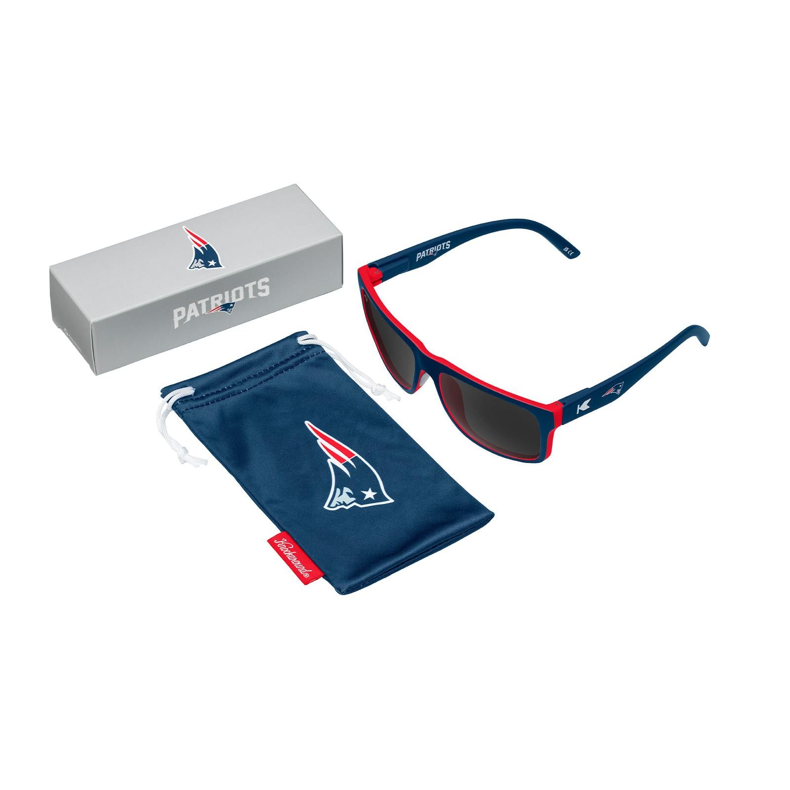 Knockaround and New England Patriots Torrey Pines Sport Sunglasses,  Set
