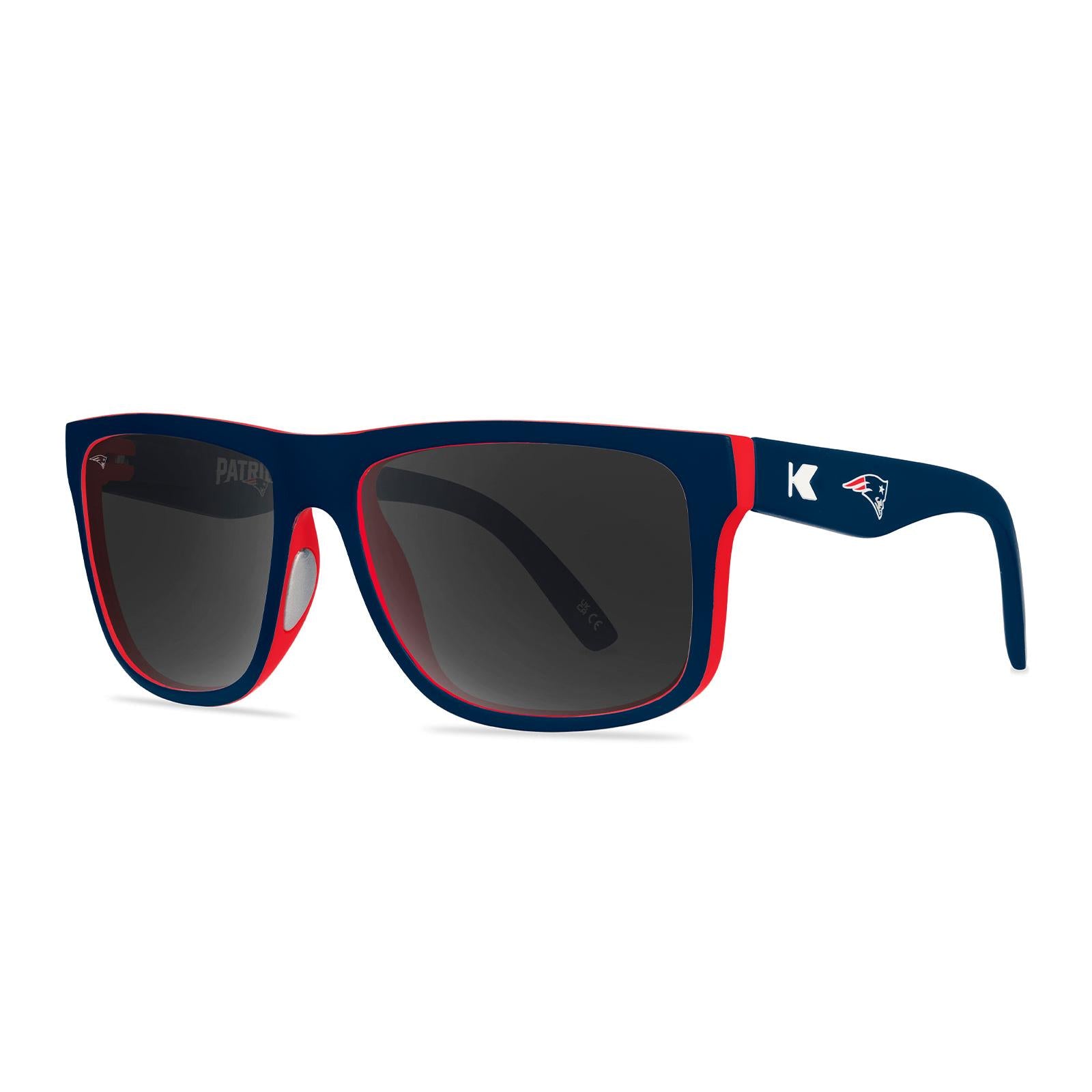 Knockaround and New England Patriots Torrey Pines Sport Sunglasses,  Threequarter