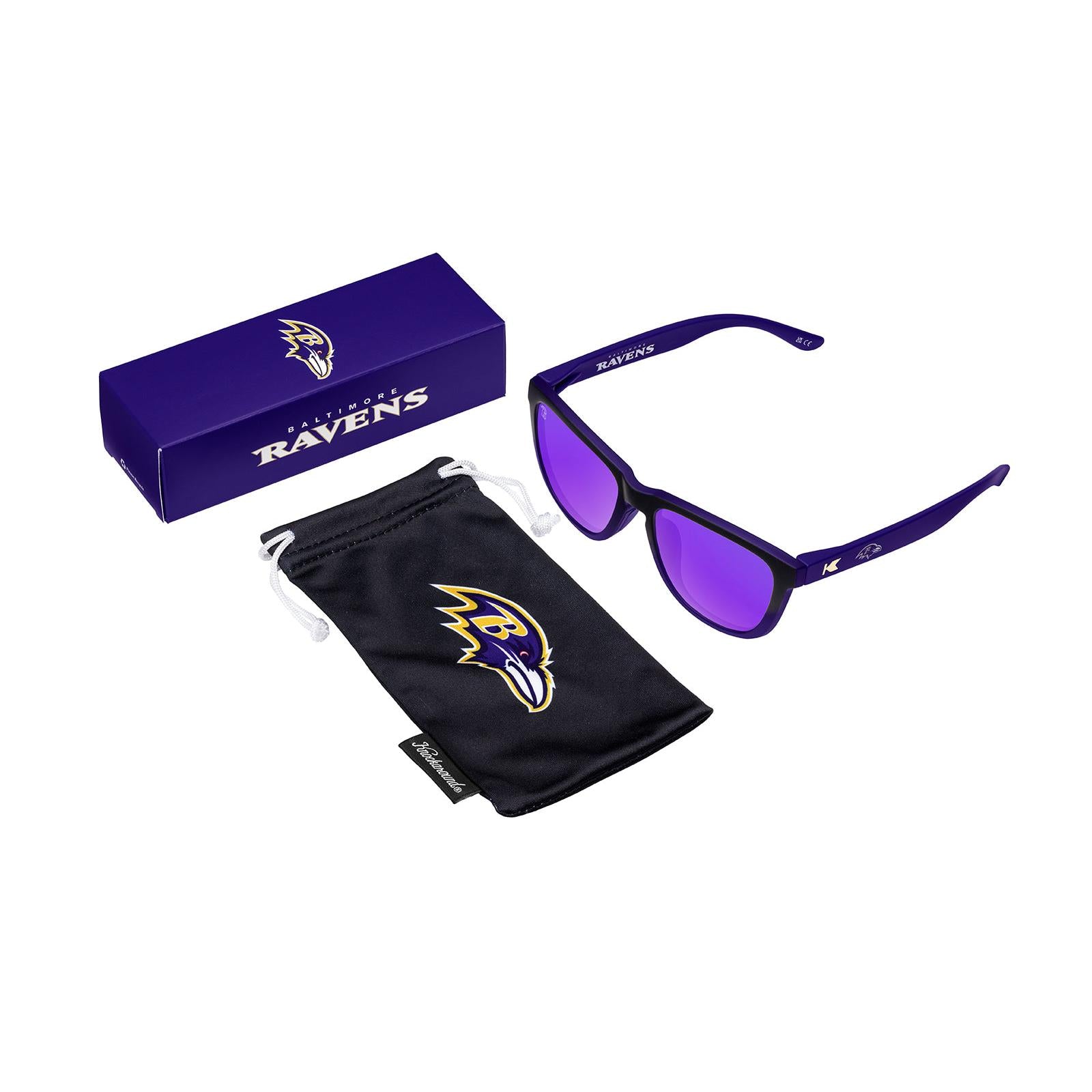 Knockaround and Baltimore Ravens Premiums Sport Sunglasses, Set