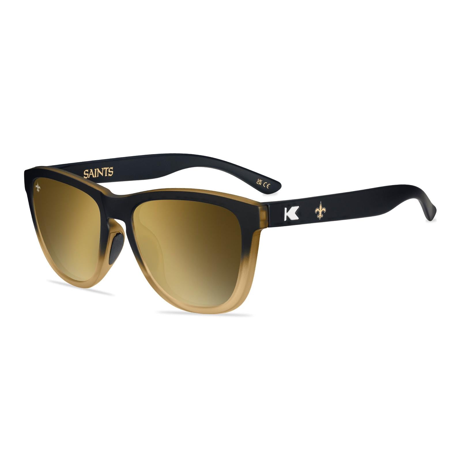 Knockaround and New Orleans Saints Premiums Sport Sunglasses,  Flyover