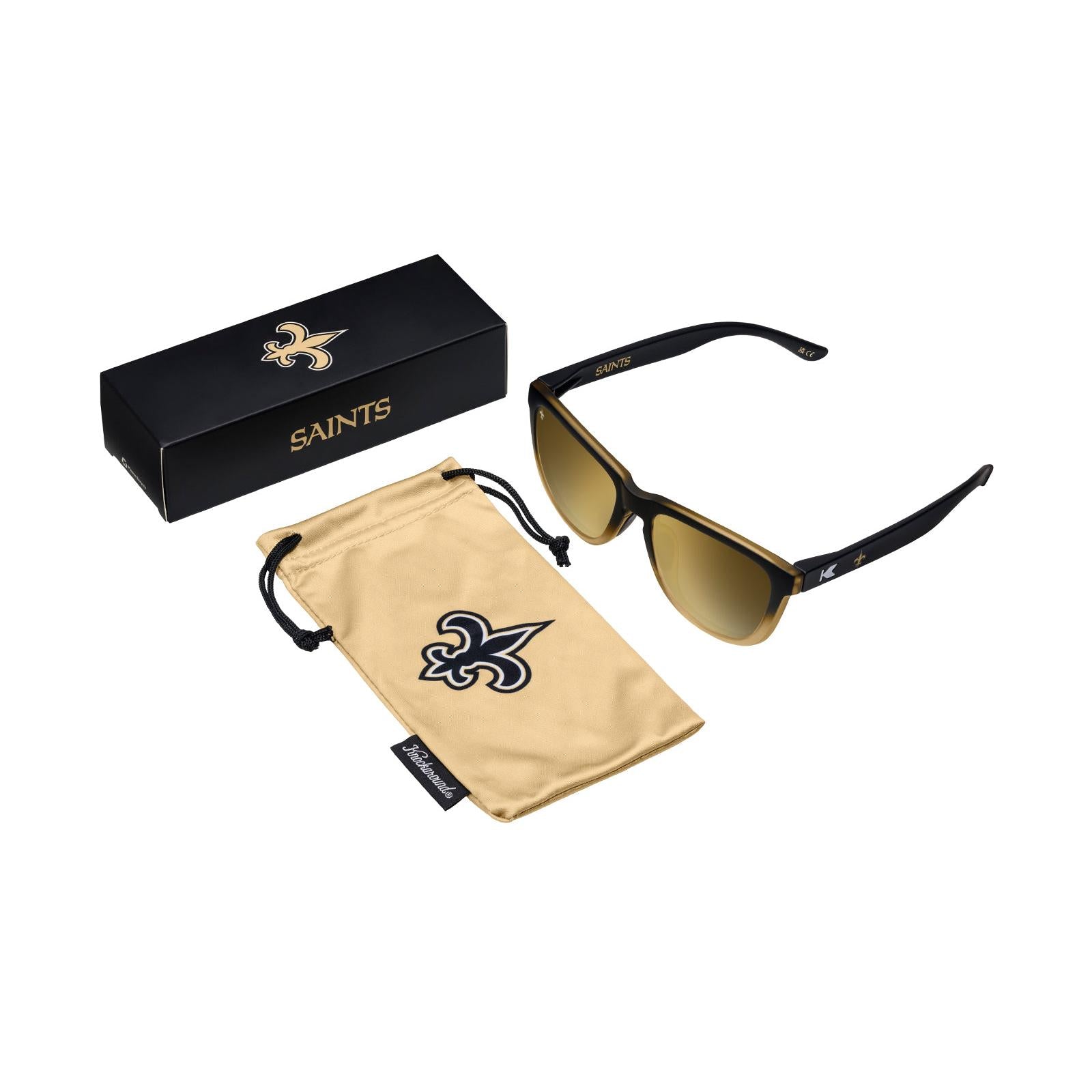 Knockaround and New Orleans Saints Premiums Sport Sunglasses,  Set