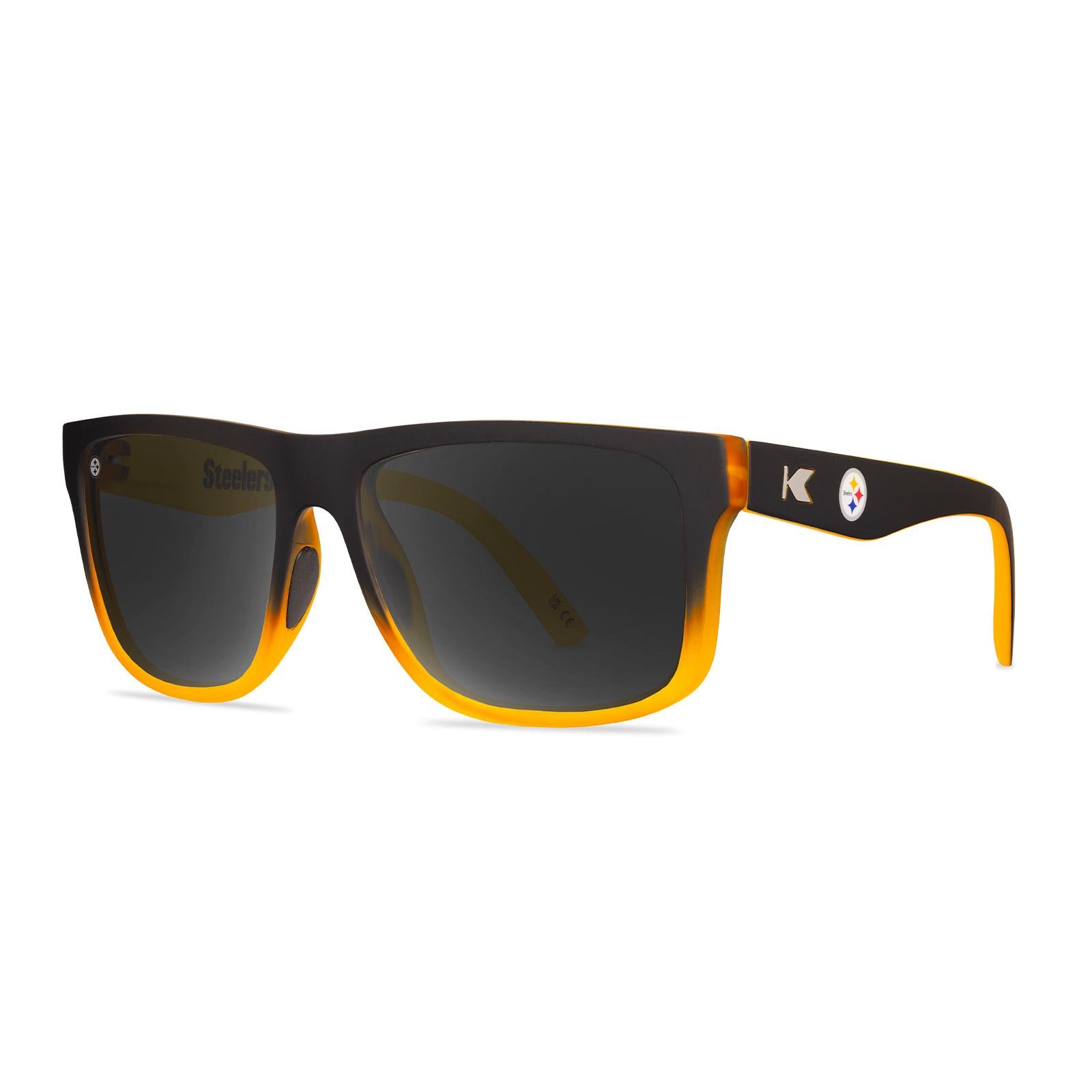 Knockaround and PPittsburgh Steelers Torrey Pines Sport Sunglasses, Threequarter